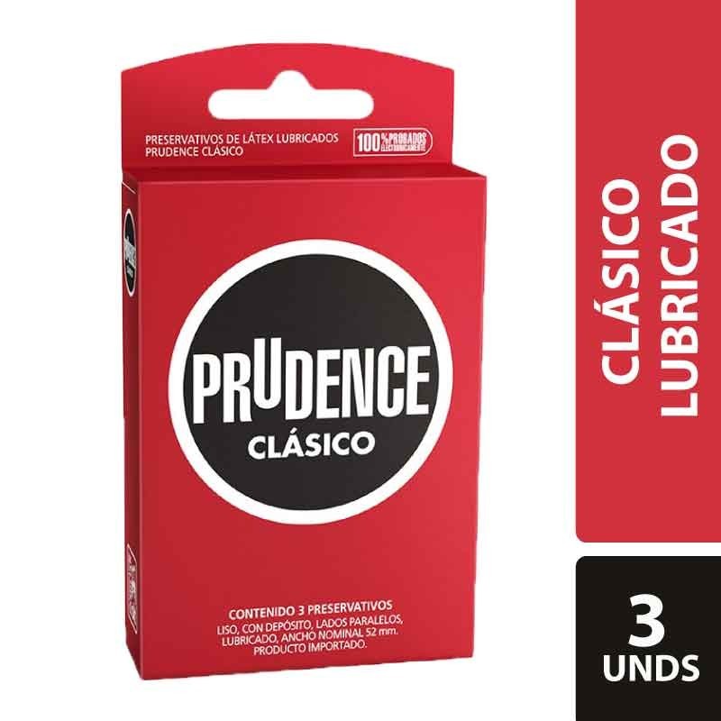 Condones prudence clasico x 3