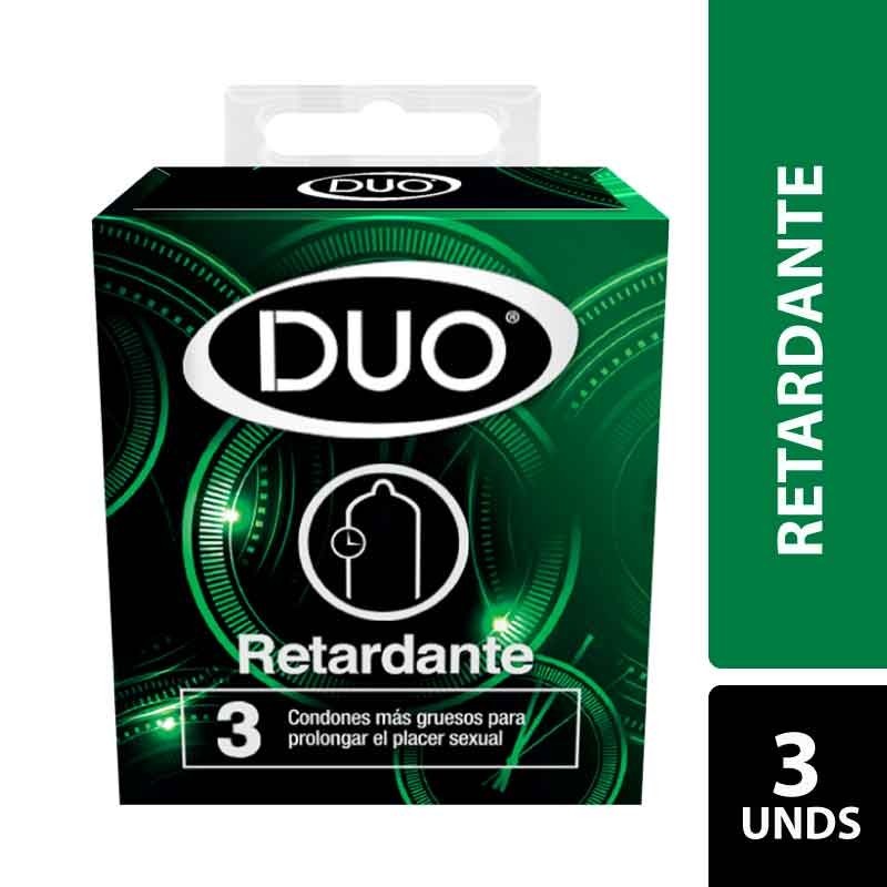 Condones DUO Retardante X 3