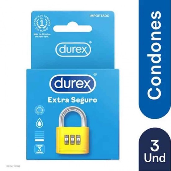 Condones Durex Extra Seguro