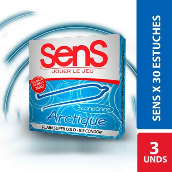 CONDONES SENS ARCTIQUE X 3 UNDS