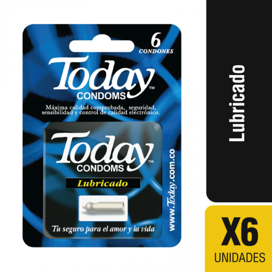 Condones Today Lubricado X 6