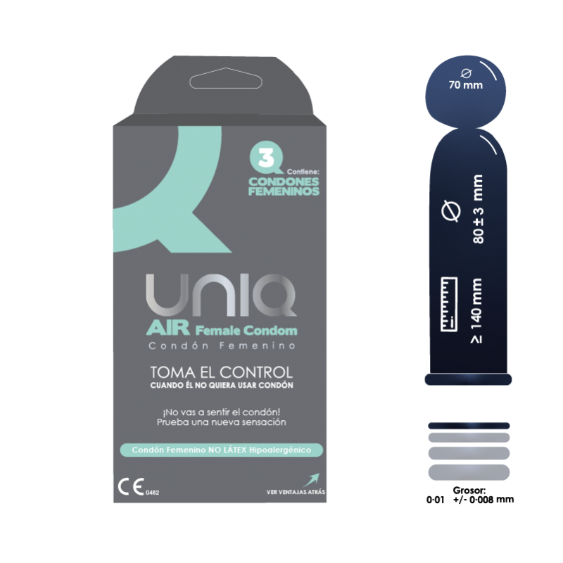 Condon Uniq Femenino X 3