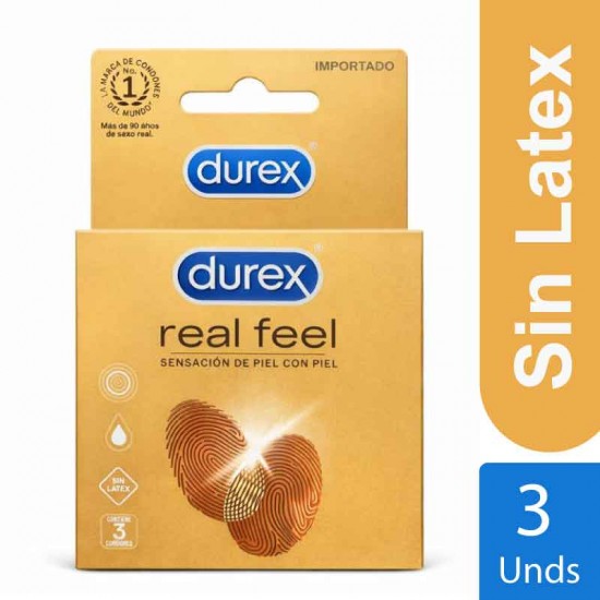 Condones Durex Real Feel Sin Latex
