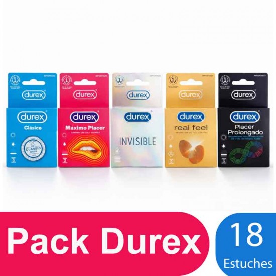 Condones Durex Prepack X 18 Estuches