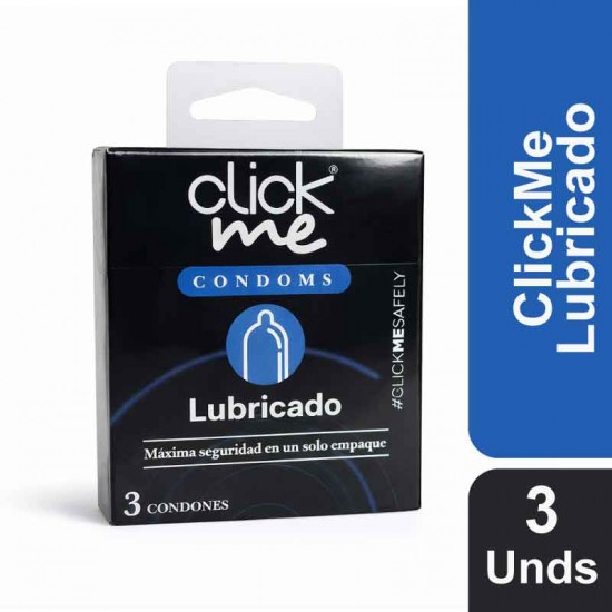 xCondones ClickMe Lubricado X 3