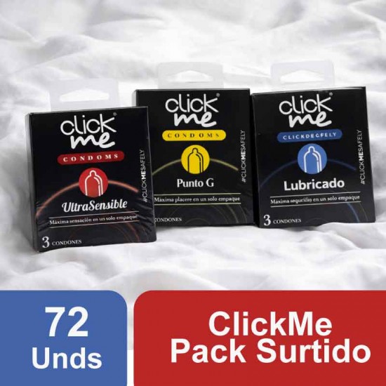 Condones ClickMe X 24 Estuches
