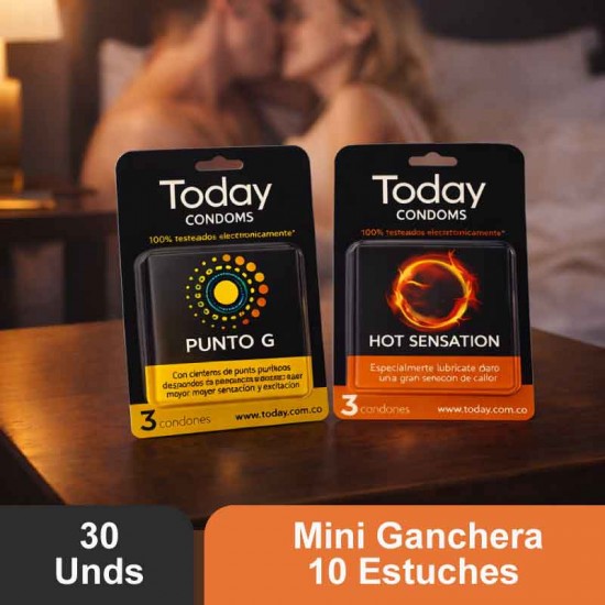 Mini Ganchera Today x 12 Estuches Surtidos