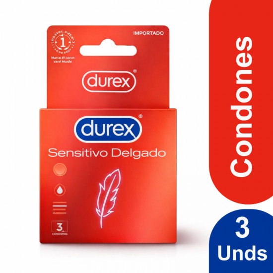 Condondes Durex Sensitivo Delgado