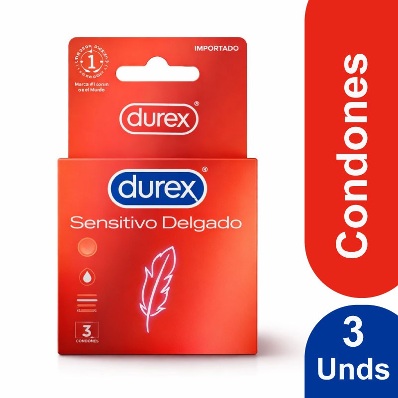 Condondes Durex Sensitivo Delgado