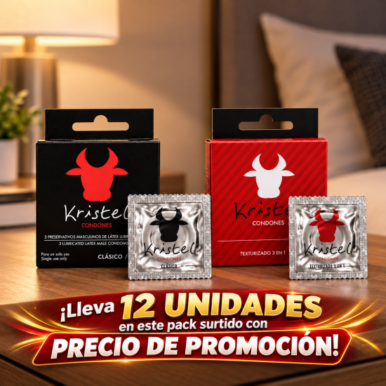 Kit Condones Kristel X 12 unidades